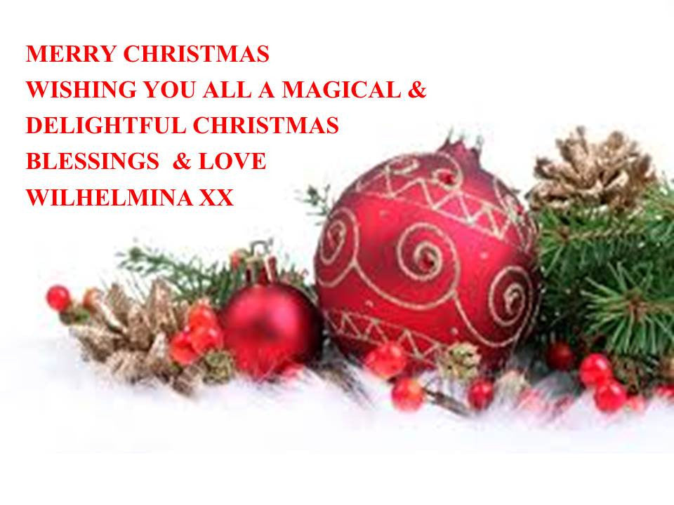 Wilhelmina's Christmas Message...